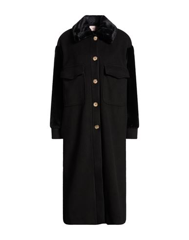 Sadey With Love Woman Coat Black Size 6 Polyester, Viscose, Elastane