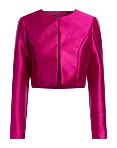 Moncho Heredia Capriccio Woman Jacket Magenta Size 10 Polyester In Purple
