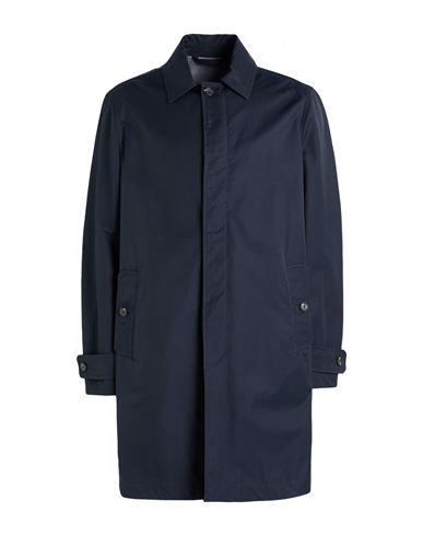 Montedoro By Slowear Man Overcoat & Trench Coat Midnight Blue Size 44 Cotton, Polyamide