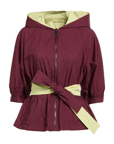 Weekend Max Mara A Weekend With Ashley Park Woman Jacket Burgundy Size 6 Cotton, Polyamide In Brown