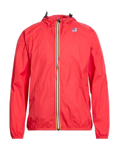 K-way Man Jacket Red Size L Polyamide