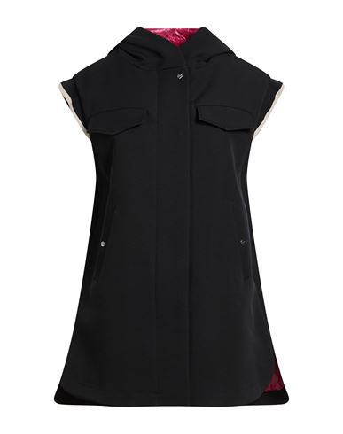 Herno Woman Overcoat & Trench Coat Black Size 6 Polyester