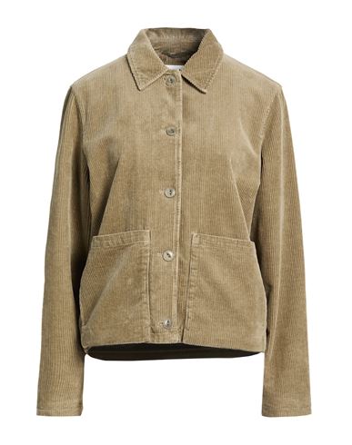 Ymc You Must Create Woman Jacket Khaki Size L Cotton, Linen In Neutral