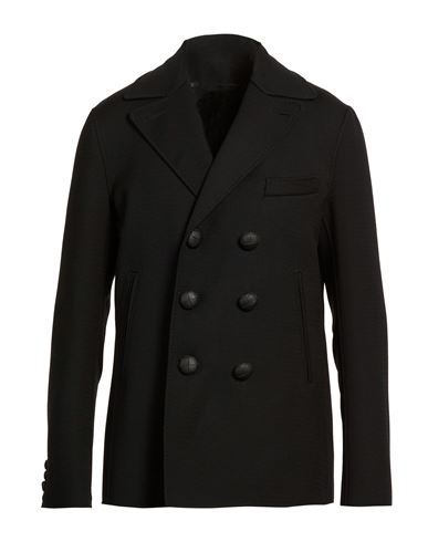 Dsquared2 Man Coat Black Size 42 Wool, Silk