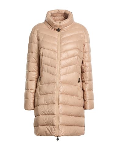 Diana Gallesi Woman Puffer Camel Size 12 Polyamide In Neutral