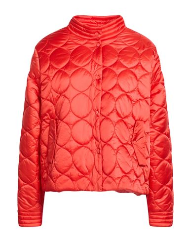 Diana Gallesi Woman Puffer Red Size 14 Polyamide