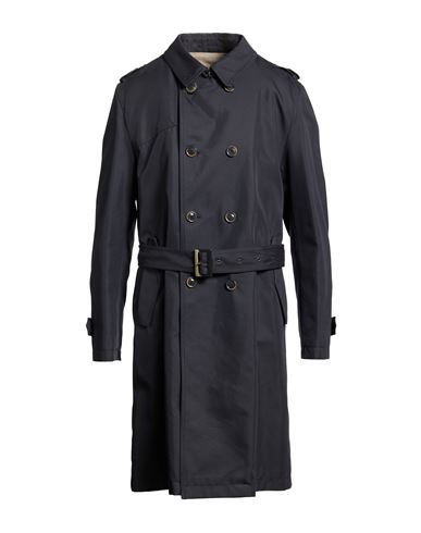 Herno Rain Collection Man Overcoat & Trench Coat Navy Size 46 Cotton, Polyamide In Black
