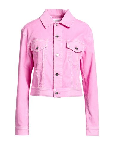 Rabanne Woman Jacket Pink Size 8 Cotton, Viscose, Elastane