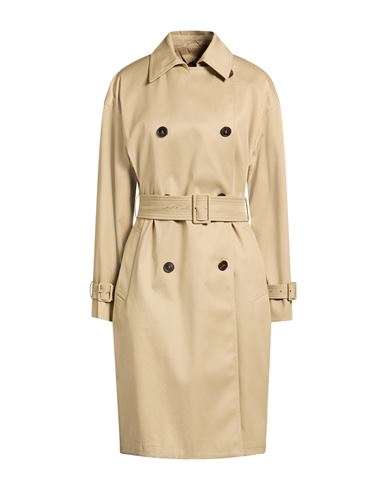 Max Mara Studio Woman Overcoat & Trench Coat Beige Size 6 Cotton, Elastane In Neutral