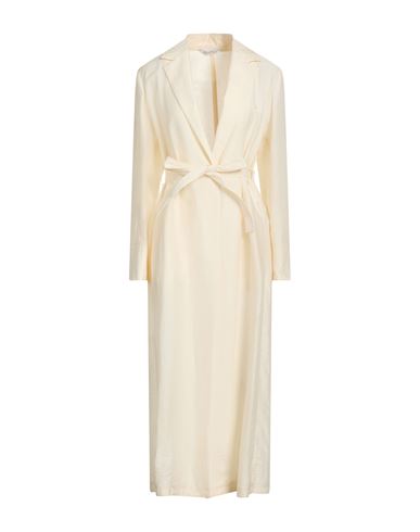 Max Mara Woman Overcoat & Trench Coat Ivory Size 6 Linen, Silk, Polyamide In Neutral
