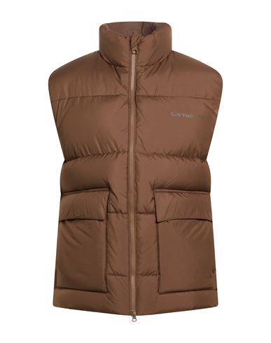 Carhartt Man Vest Brown Size L Polyester