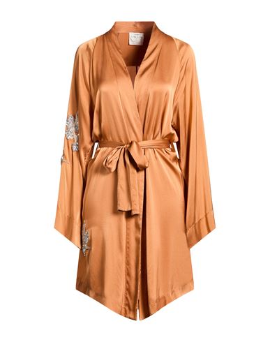 Forte Forte Forte_forte Woman Overcoat & Trench Coat Tan Size 2 Silk, Elastane In Brown