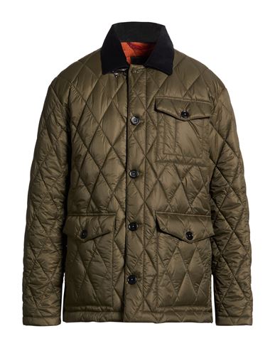 Plumífero y acolchado Hombre Verde militar XL,XXL Hombre