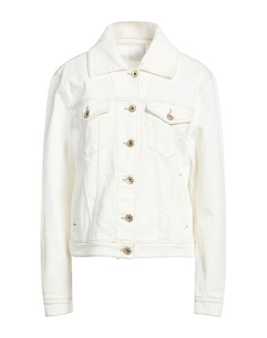 Eleventy Woman Jacket White Size 6 Cotton, Elastane