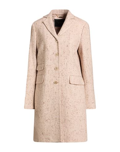 Kiton Woman Coat Blush Size 12 Cashmere In Pink