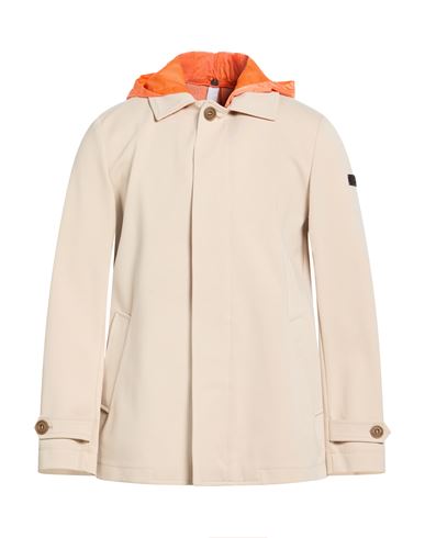 Distretto 12 Man Jacket Beige Size 38 Cotton, Nylon, Elastane In Sand