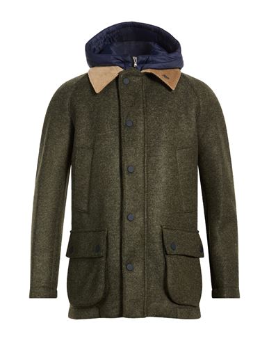 Bob Man Jacket Military Green Size 46 Polyester, Acrylic, Virgin Wool, Elastane