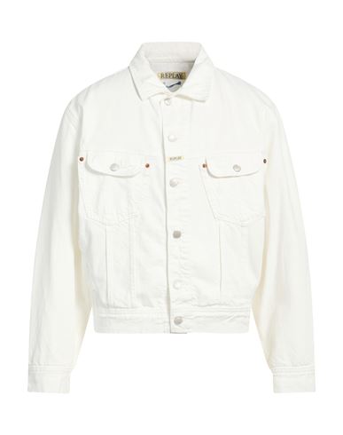Jeansjacke/-mantel Herren Weiß M Herren