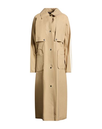 Kassl Editions Woman Overcoat & Trench Coat Beige Size M Cotton In Sand