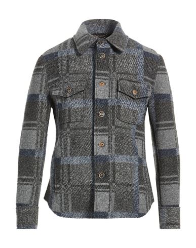 Bob Man Jacket Lead Size 44 Polyester, Acrylic, Virgin Wool, Elastane In Gray