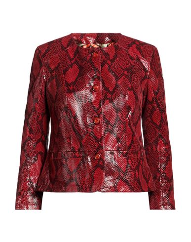 Bully Woman Jacket Red Size 6 Leather