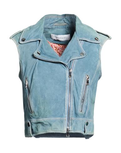 Bully Woman Vest Slate Blue Size 12 Leather