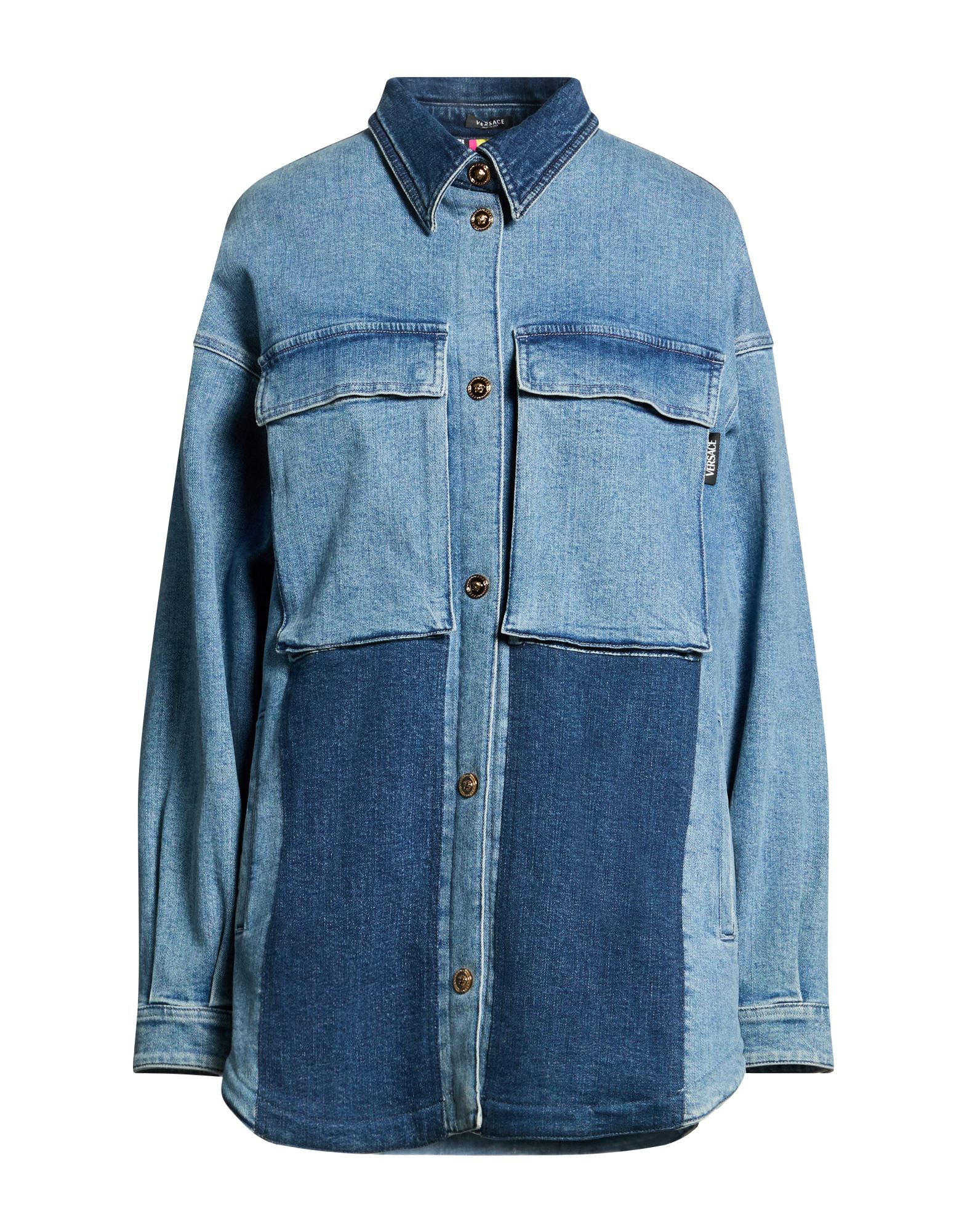 VERSACE VERSACE ΠΑΛΤΟ & ΤΖΑΚΕΤ Denim τζάκετ