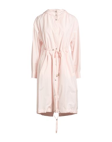 Peserico Woman Overcoat & Trench Coat Light Pink Size 10 Cotton, Polyester