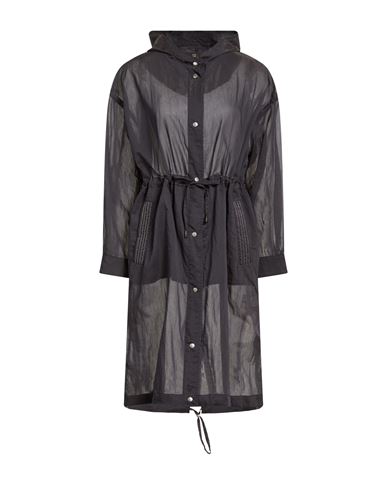 Peserico Woman Overcoat & Trench Coat Midnight Blue Size 6 Cotton, Polyamide