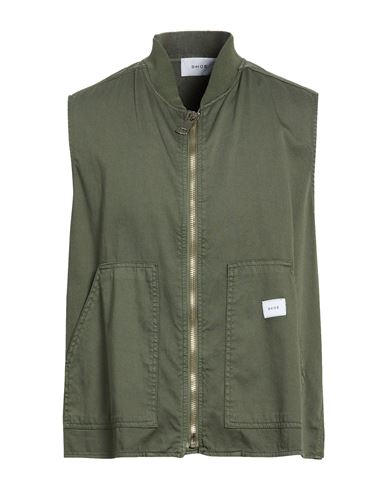 Chompa sin mangas Hombre Verde militar L,S Hombre