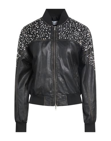 Bully Woman Jacket Black Size 8 Leather