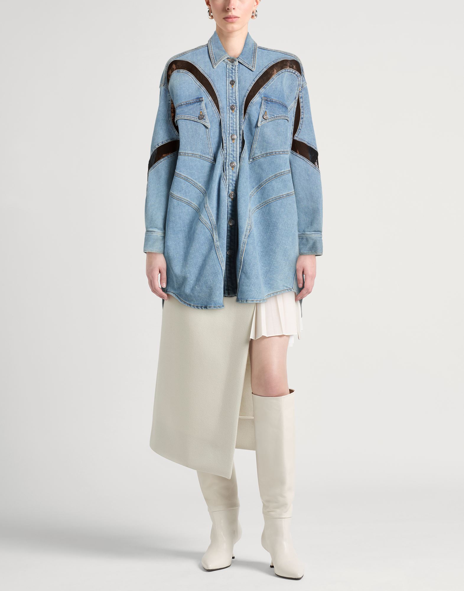  Mugler - Camisetas Y Tops - Camisas Vaqueras - On Yoox.com 