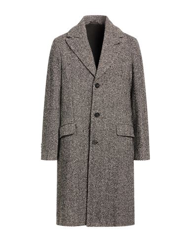Messagerie Man Coat Black Size 38 Wool, Polyester, Alpaca Wool, Cashmere