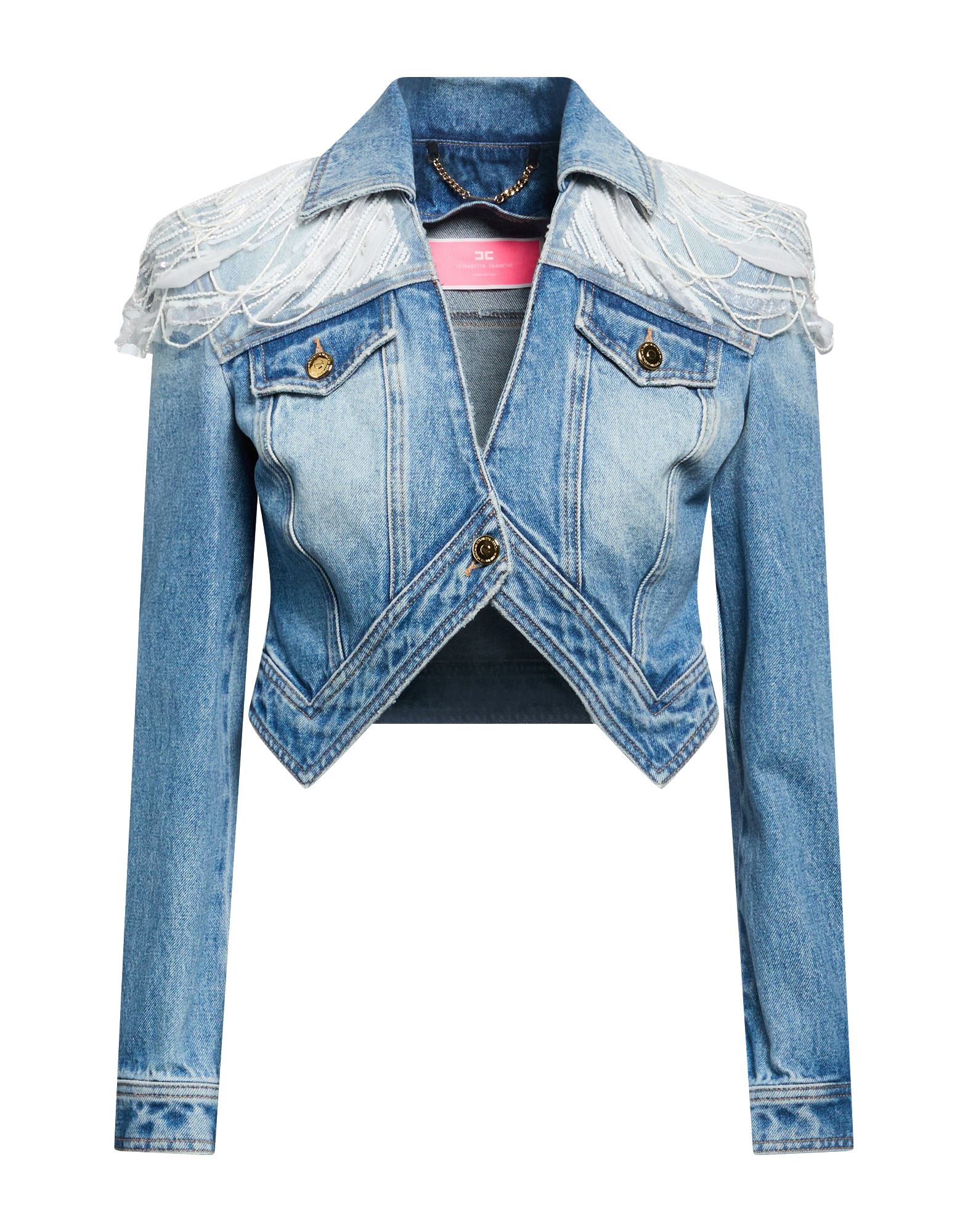 ELISABETTA FRANCHI ELISABETTA FRANCHI ΠΑΛΤΟ & ΤΖΑΚΕΤ Denim τζάκετ