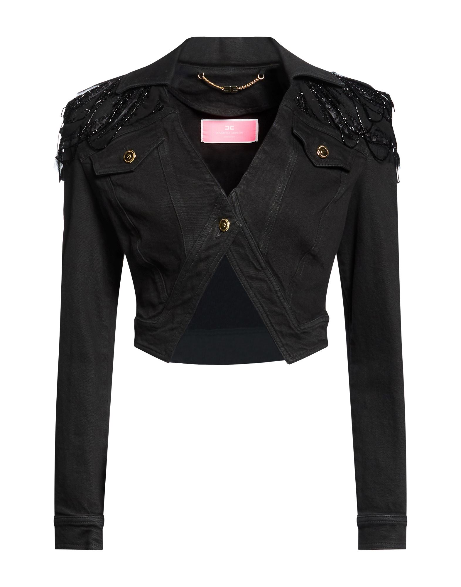 ELISABETTA FRANCHI ELISABETTA FRANCHI ΠΑΛΤΟ & ΤΖΑΚΕΤ Denim τζάκετ