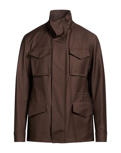 Jacke & Anorak Herren Schokobraun 50 Herren