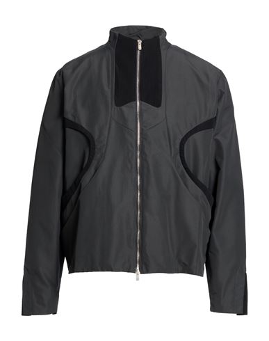 J.l - A.l _j. L - A. L_ Man Jacket Charcoal Size L Cotton, Polyamide In Green