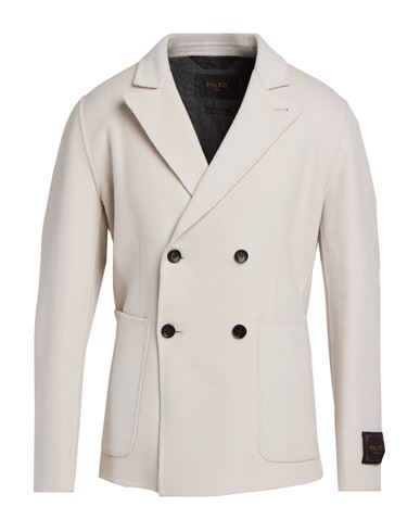 Paltò Fabbrica Man Coat Light Grey Size 44 Wool, Nylon In Gray