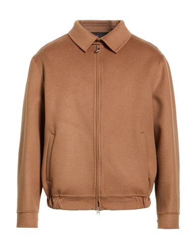 Paltò Fabbrica Man Jacket Camel Size 46 Wool, Nylon In Brown