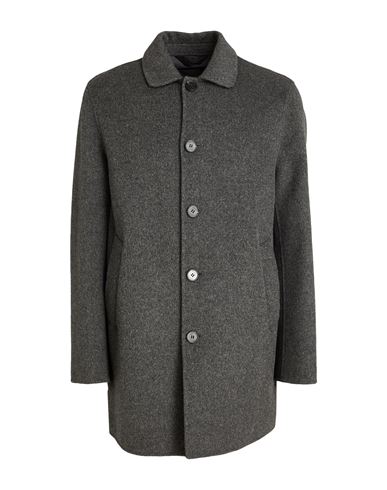 Paltò Fabbrica Man Coat Charcoal Size 40 Wool In Gray