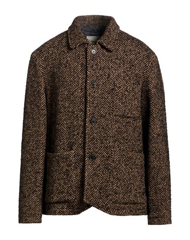 Paltò Man Jacket Camel Size 42 Wool, Acrylic, Polyester, Polyamide In Sand