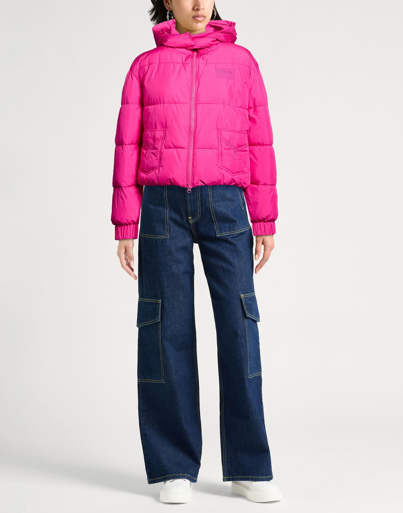  Moschino Jeans - Jacken & Mäntel - Pufferjacken & Daunenjacken - On Yoox.com 