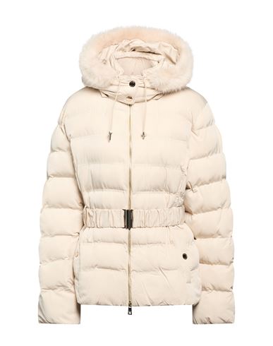 Oltre Woman Puffer Beige Size 16 Polyester In Sand