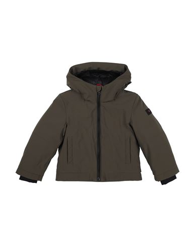 Peuterey Babies'  Toddler Boy Jacket Military Green Size 5 Polyester, Elastane