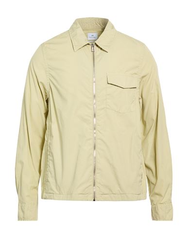 Ps By Paul Smith Ps Paul Smith Man Jacket Sage Green Size L Cotton, Polyamide