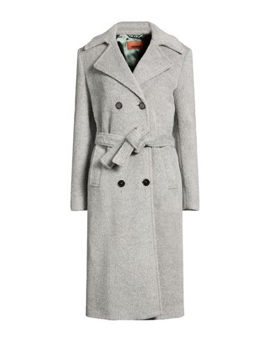 Missoni Woman Coat Light Grey Size 10 Alpaca Wool, Polyamide, Wool In Gray