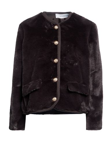 Shearling- & Kunstfell Damen Dunkelbraun S Damen