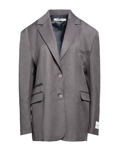 Hinnominate Woman Blazer Grey Size Xs Polyester, Viscose, Elastane In Gray