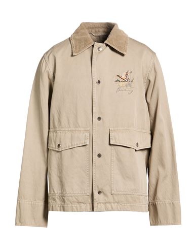 Jacke & Anorak Herren Beige L Herren