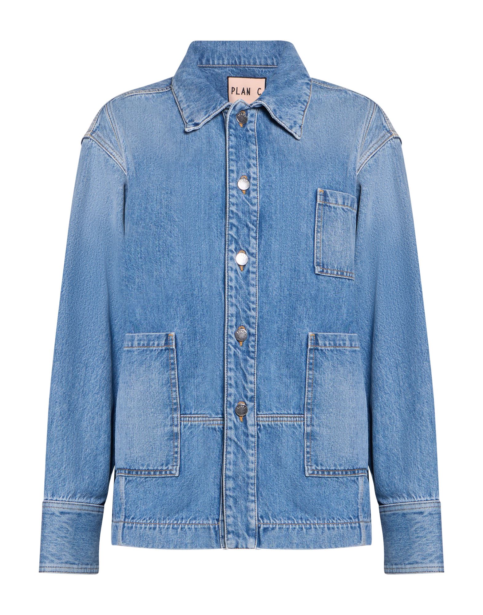 PLAN C PLAN C ΠΑΛΤΟ & ΤΖΑΚΕΤ Denim τζάκετ